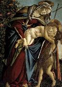 BOTTICELLI, Sandro Madonna and Child and the Young St John the Baptist Sweden oil painting artist